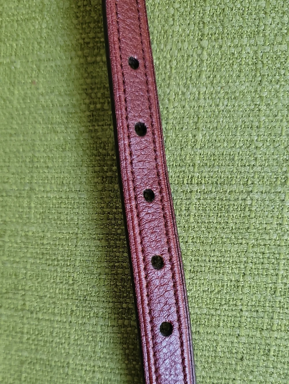 Prada Vintage Women's Leather Belts Silver Buckle